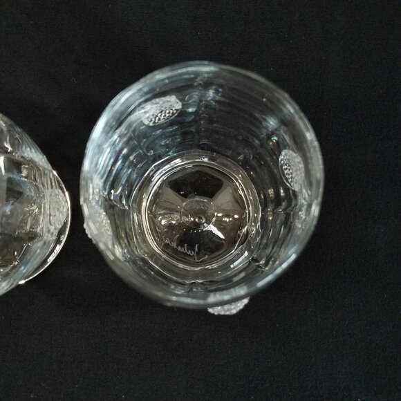 2 Juliska Cameron Double Old Fashioned Glasses READ Clear Glass 4"X4" (a) - Picture 6 of 16